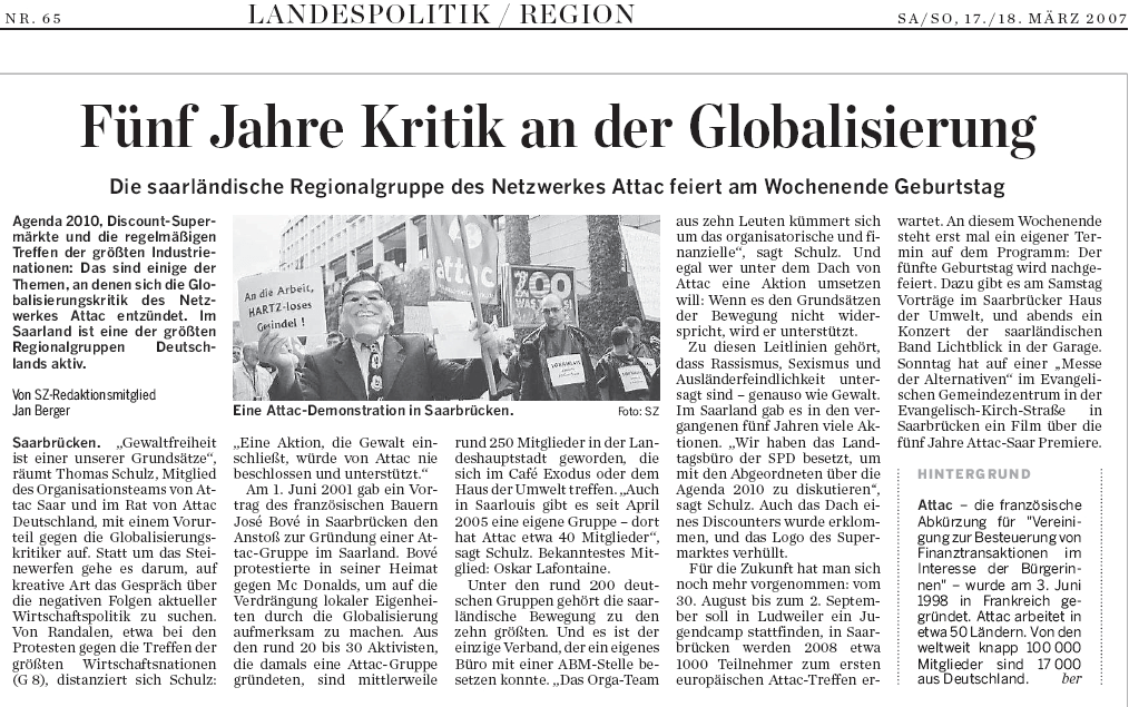 5 Jahre Attac